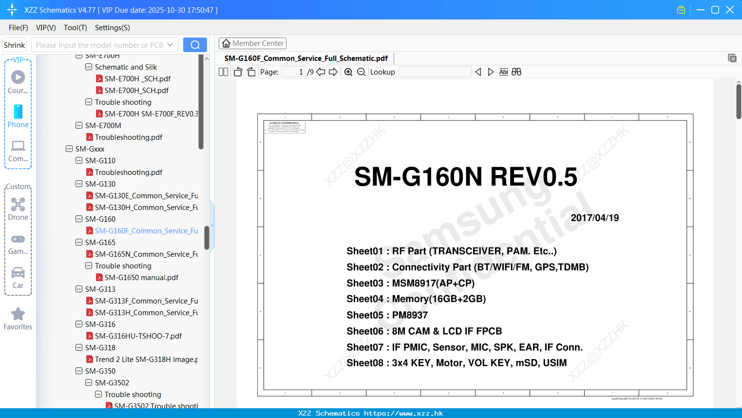 Samsung SM-G160F_Common_Service_Full_Schematic